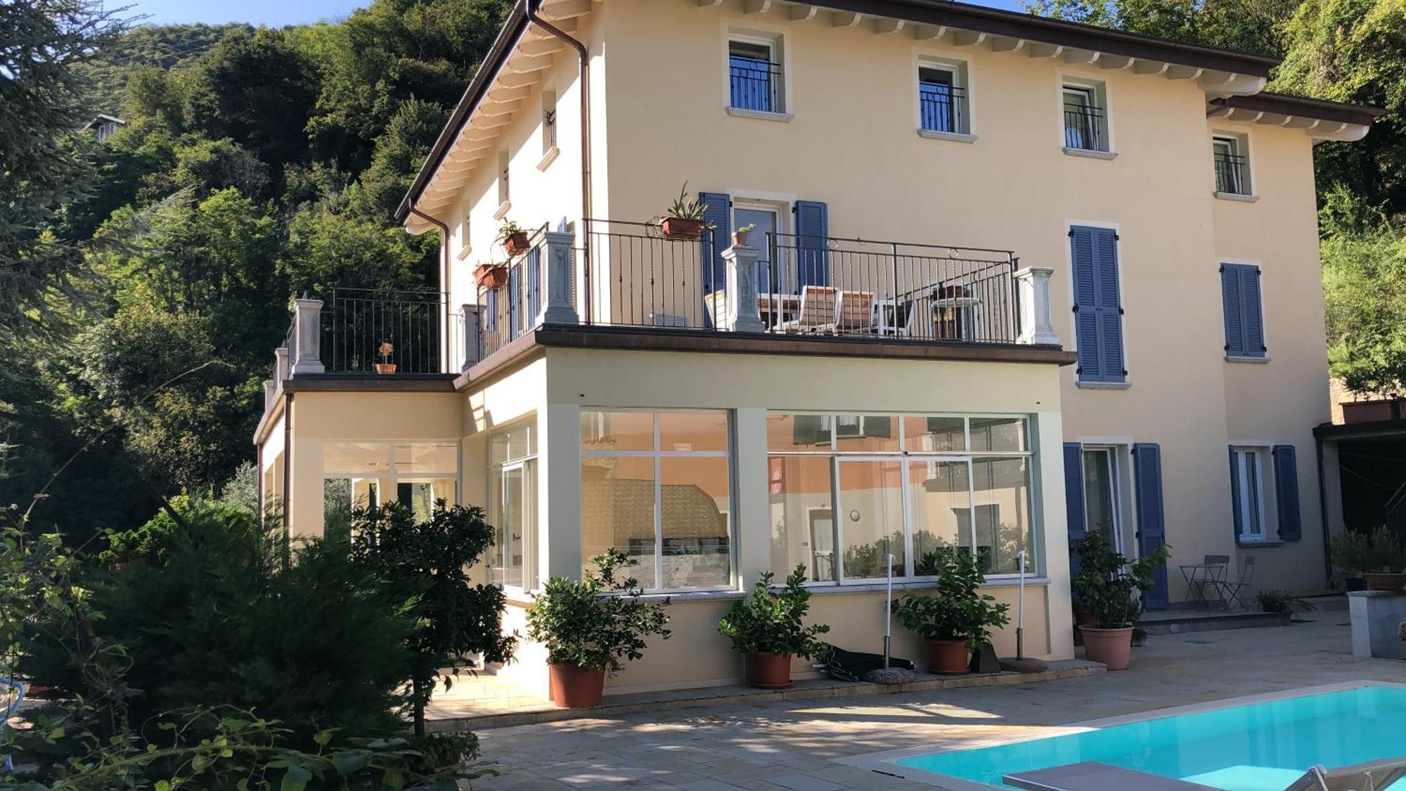 Villa Eden Jacuzzi Pool & Private Parking Domaso Exterior foto